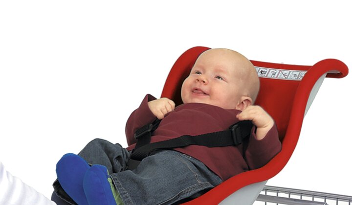Carro autoservicio con cuna para bebé Trend