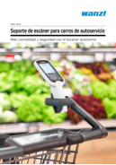 Preview Scanner holder for shopping trolleys