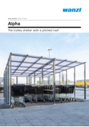 Preview Alpha pitched roof trolley shelter